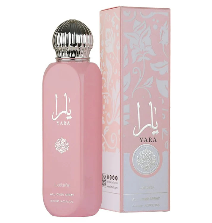 Lattafa/All Over Yara Bodyspray 150ml