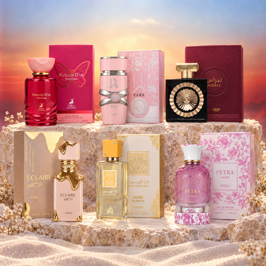 Süße arabische Damenparfums 2026: 6 Düfte mit Vanille, Karamell & Früchten