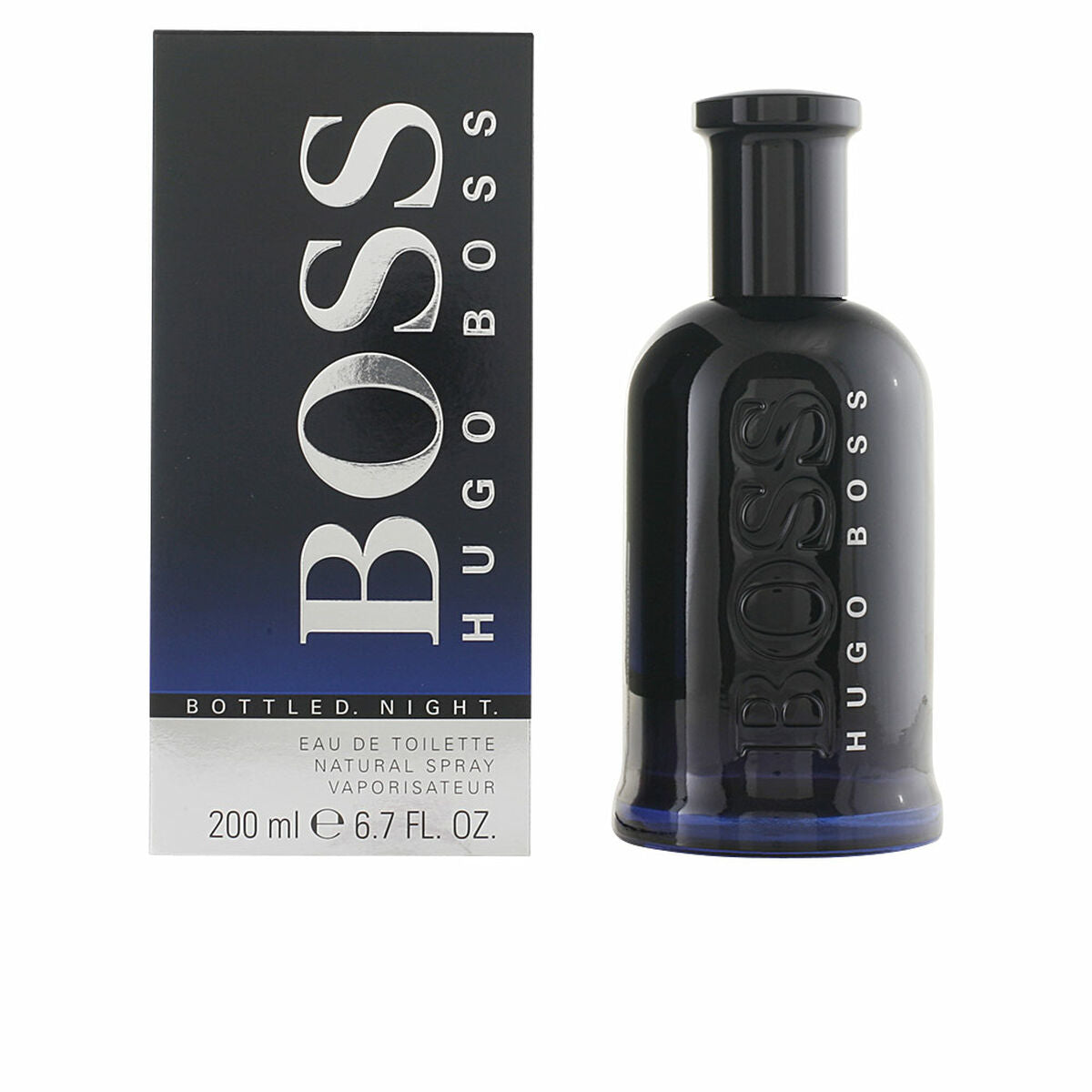 Men's Perfume Hugo Boss Bottled Night EDT 200 ml-0