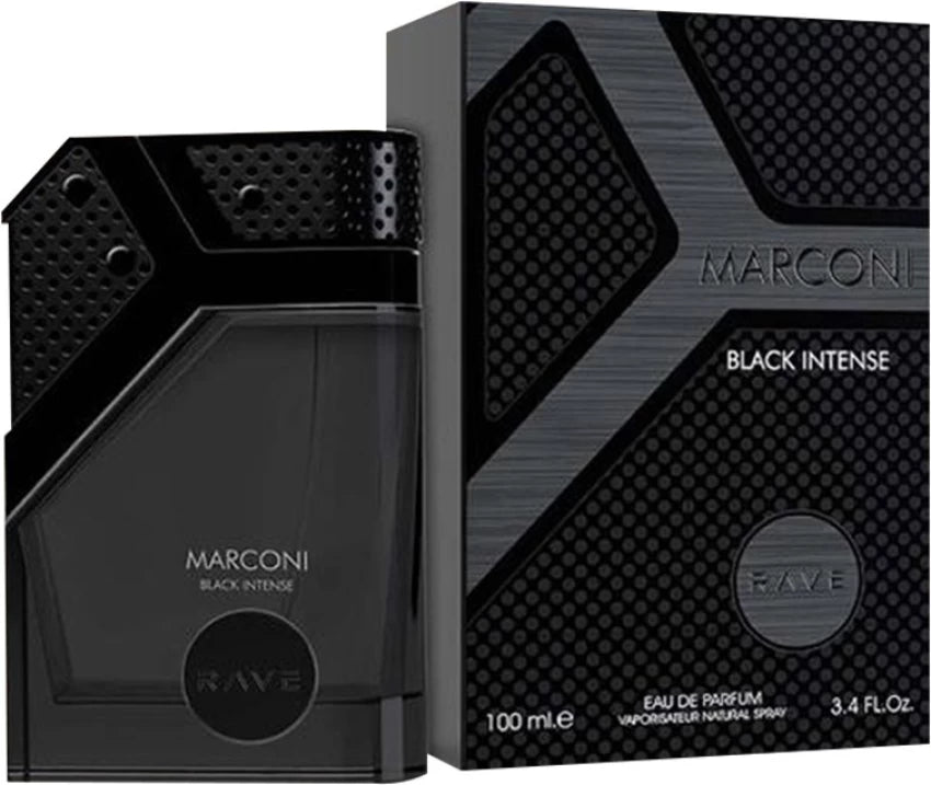 Rave Perfume Marconi Black Intense Eau de Parfum 100ml