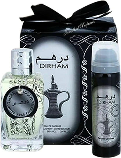 Ard Al Zaafaran Dirham Silber + Deo Eau de Parfum 100ml