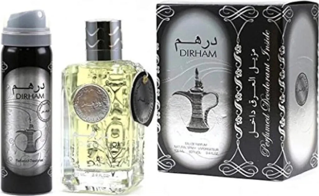Ard Al Zaafaran Dirham Silber + Deo Eau de Parfum 100ml