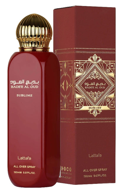 Lattafa/Badee Al Oud Sublime All Over Bodyspray 150 ml