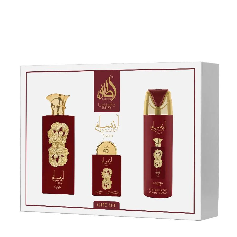 Lattafa Pride/Giftset Ansaam Gold Eau de Parfum 100 ml + Deo