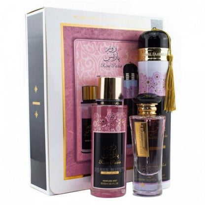 Ard Al Zaafaran Geschenk Gift Set  Rose Paris Night