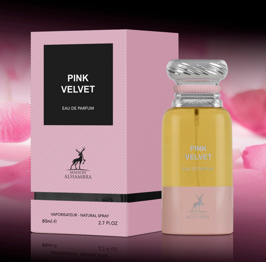 Maison Alhambra Perfume Pink Velvet (Rose Petals)  Eau de PARFUM 80 ML (XL)