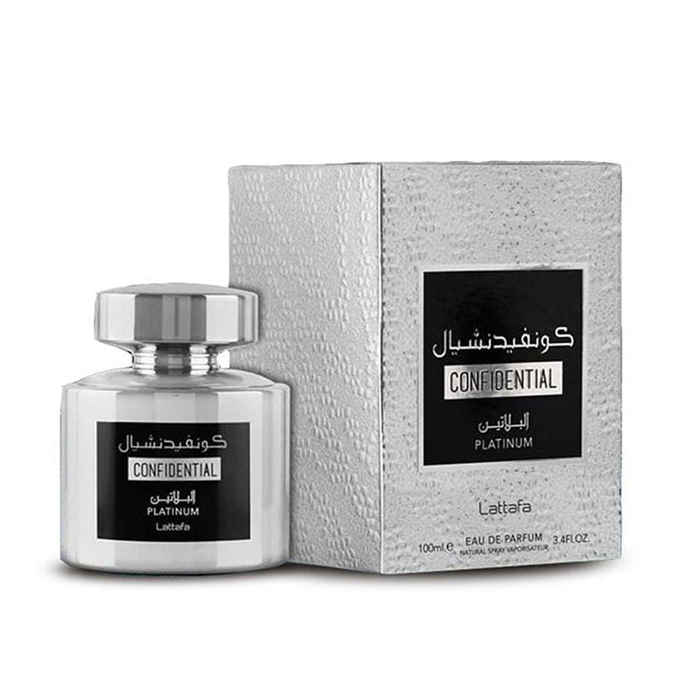 Lattafa Parfum Confidentiel Platinum Eau de Parfum 100ml