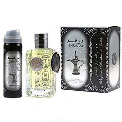 Ard Al Zaafaran Perfume Dirham Silber + Deo Eau de Parfum 100ml