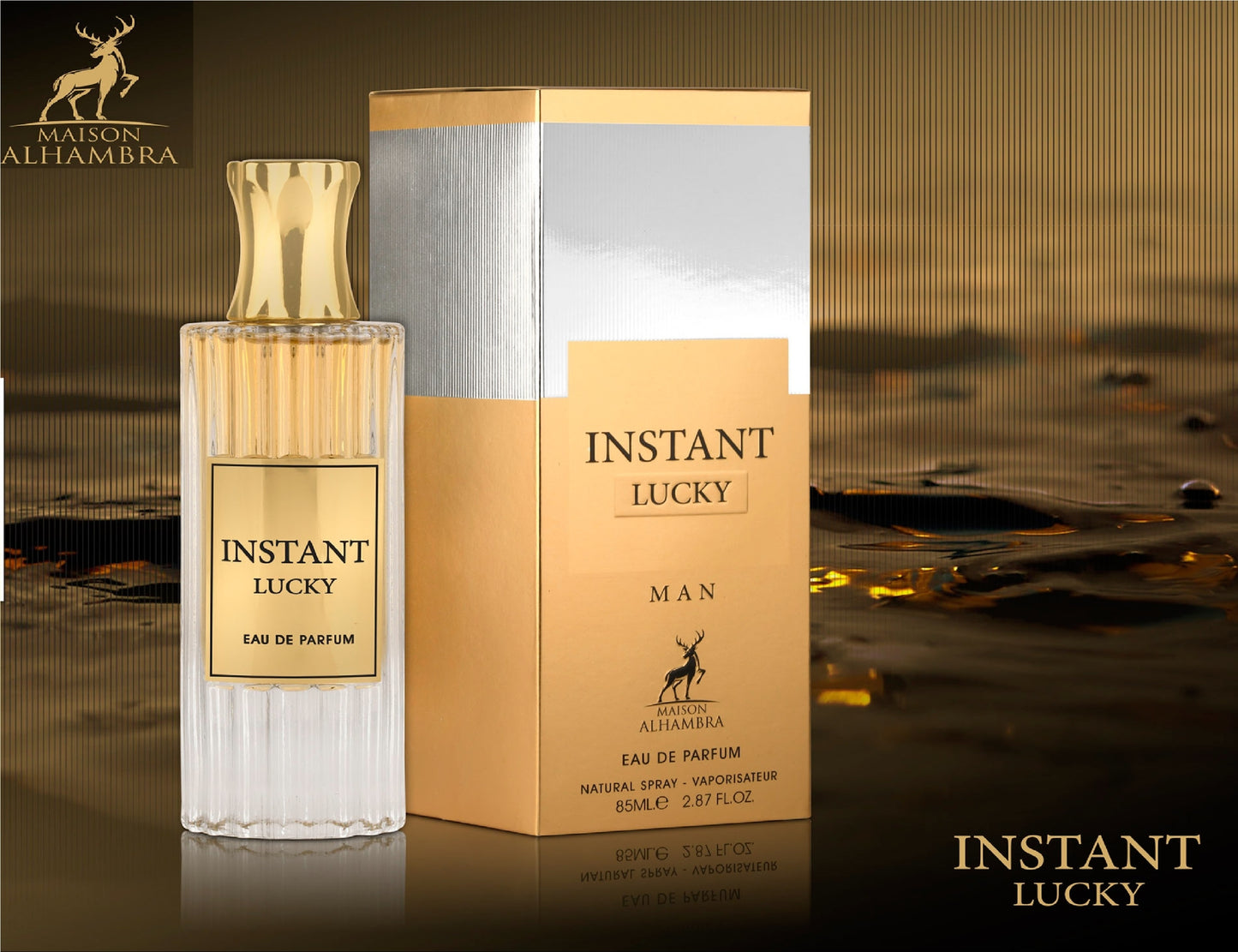 Maison Alhambra Perfume Instant Lucky Man Eau de Parfum 85ml