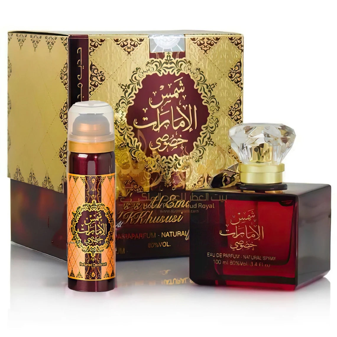 Ard Al Zaafaran Perfume Shams Al Emarat Khususi Eau de Parfum 100ml + Deo