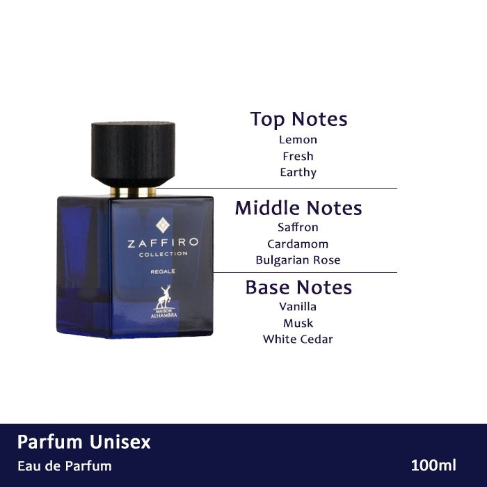 Maison Alhambra Parfum Zaffiro Collection Regale Eau De Parfum 100 ml